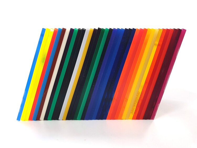 coloured acrylic sheets