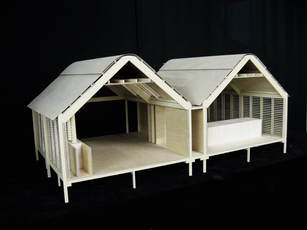 laser cut architectural model