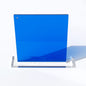 electric blue transparent acrylic