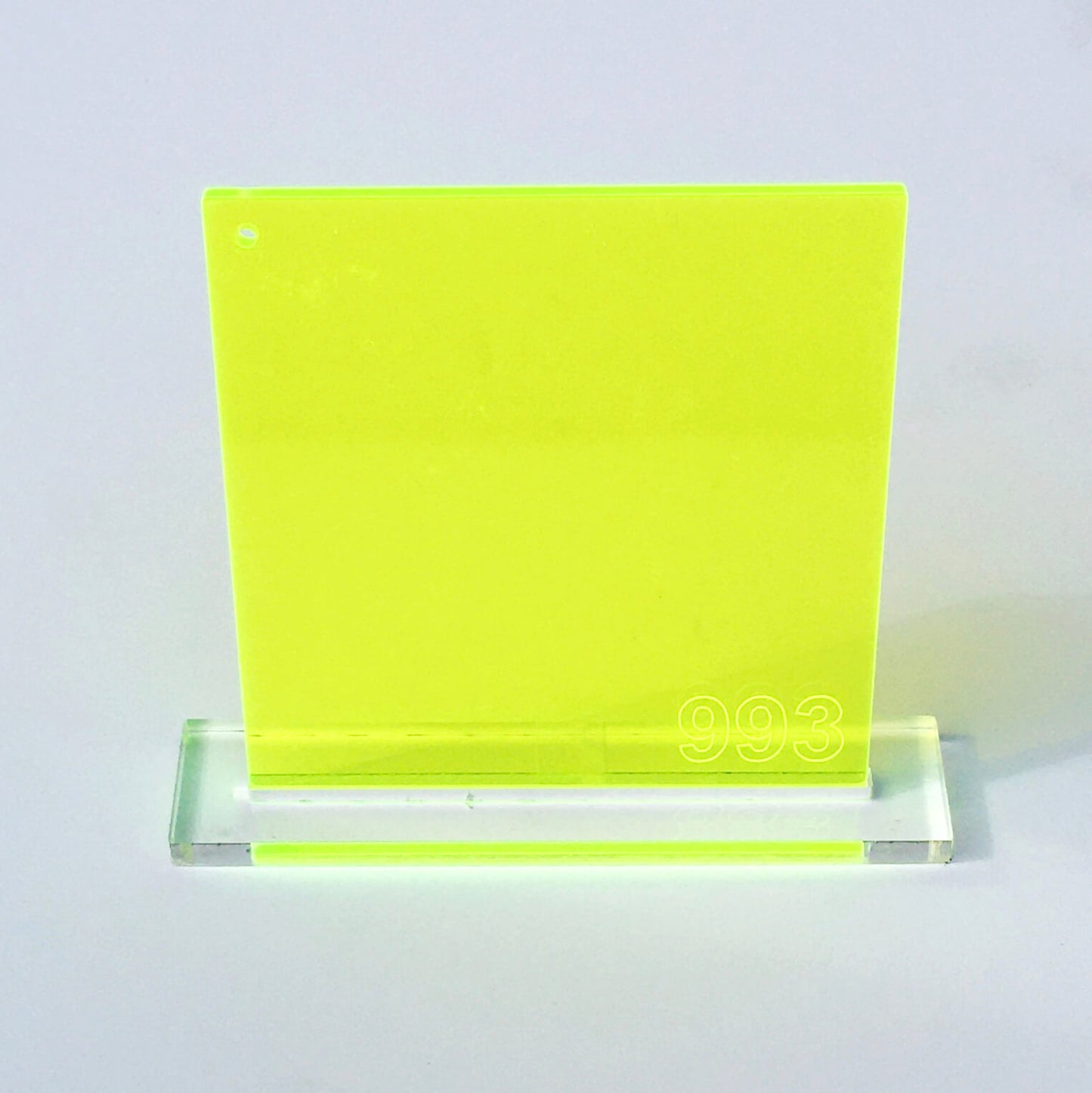 fluro lime acrylic