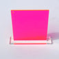 fluro pink acrylic