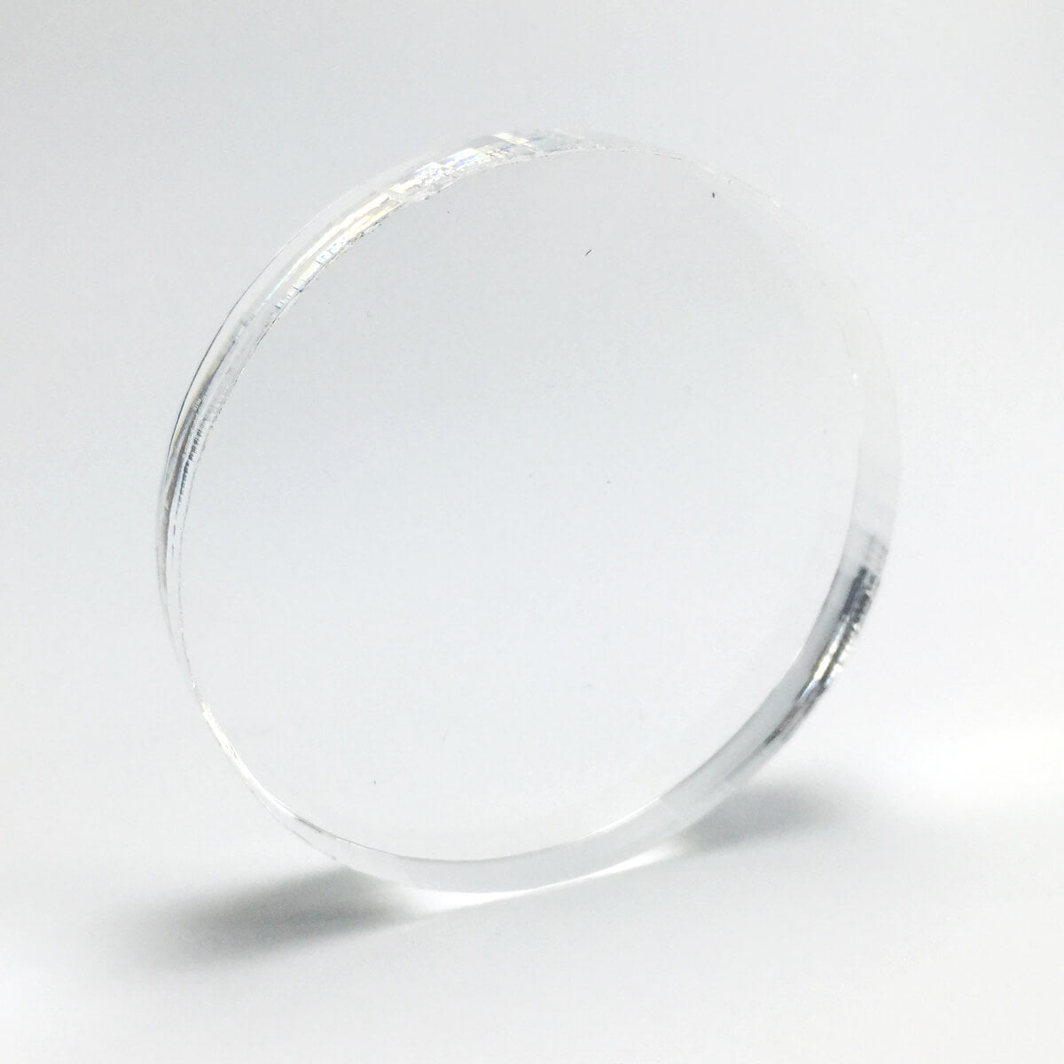 transparent acrylic circle